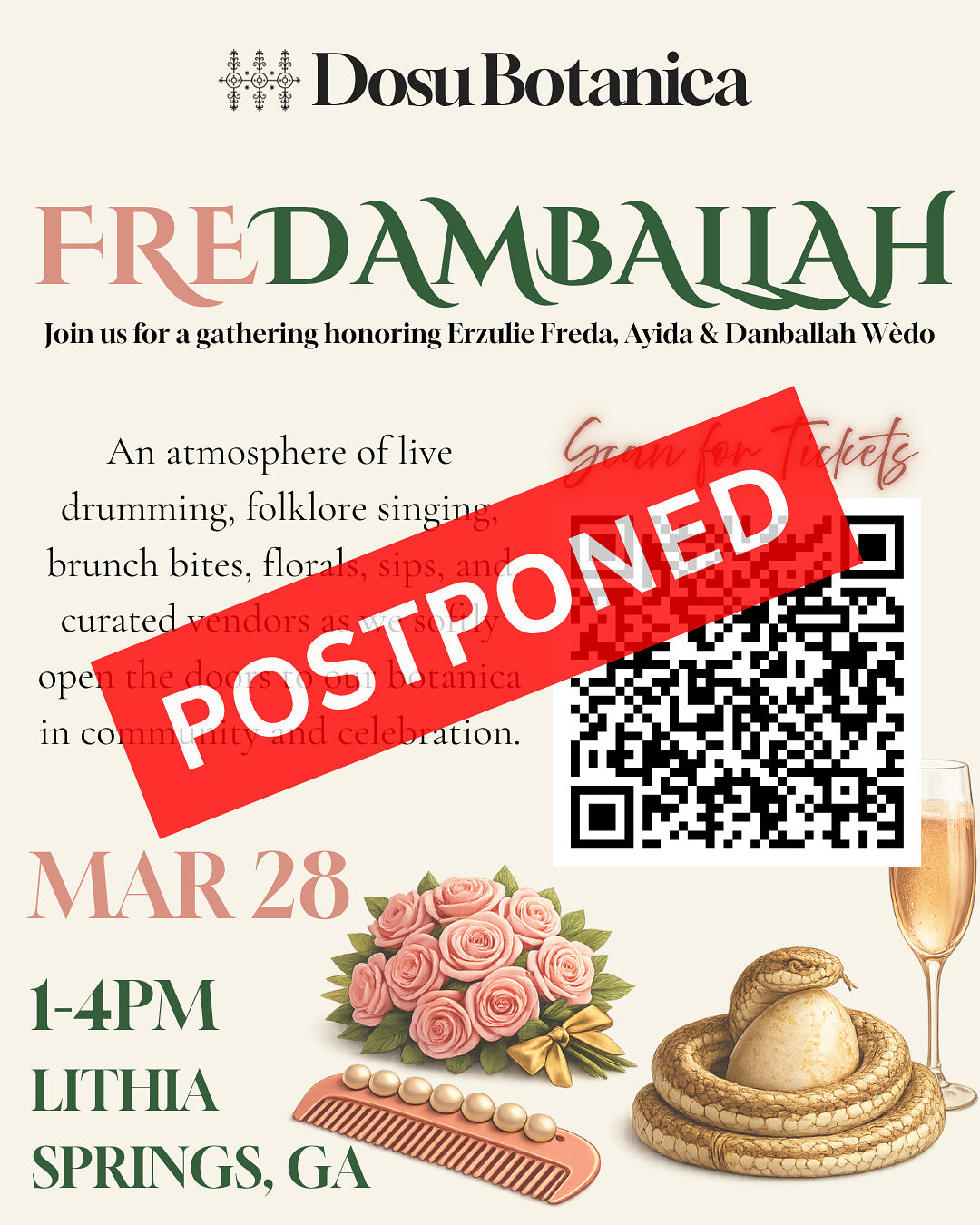 FreDamballah Spirit Social Tickets