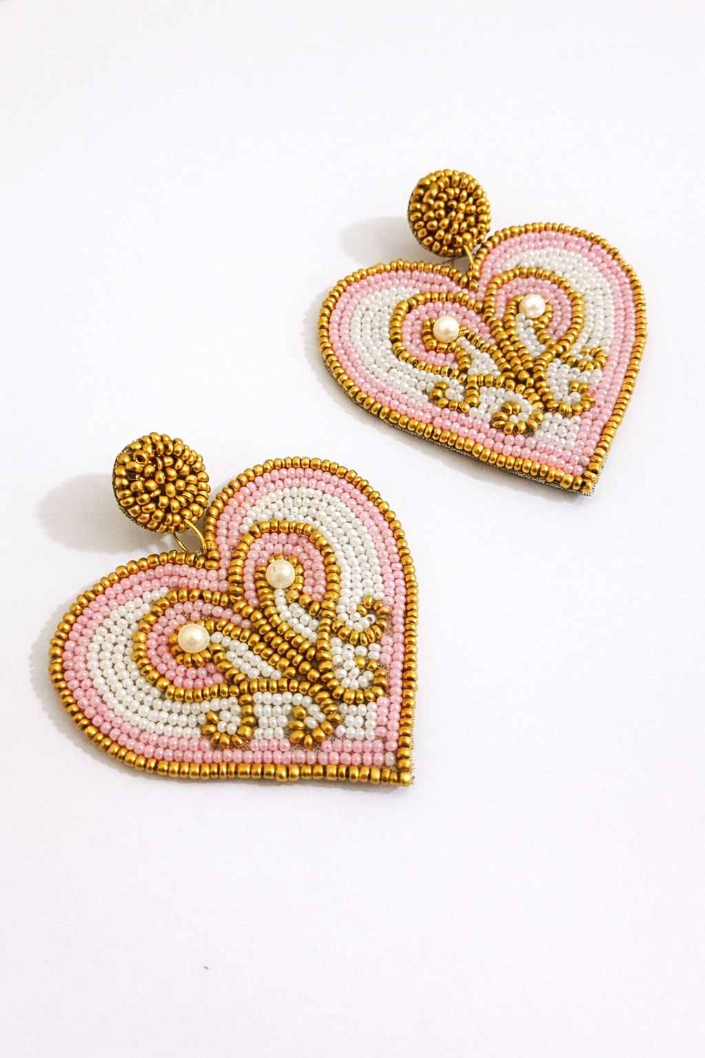 Handmade Ezili Freda Veve Heart Earring