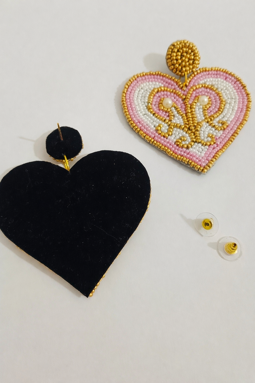 Handmade Ezili Freda Veve Heart Earring